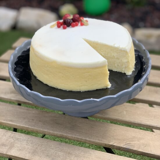 תמונה של מתכון עוגת גבינה אפויה ללא גלוטן כשרה לפסח