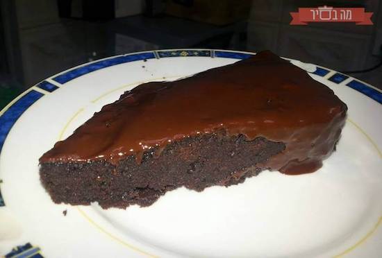 עוגת שוקולד במיקרוגל